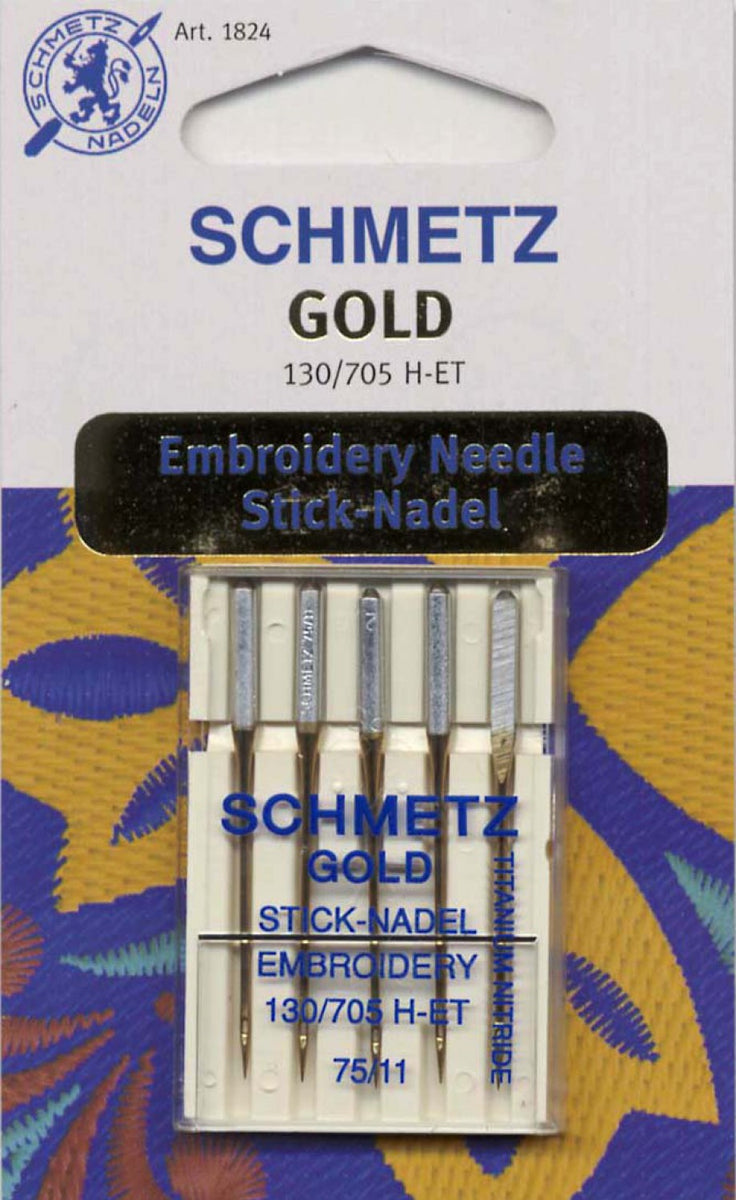 Schmetz Embroidery Machine Needle Size 11/75 # 1745