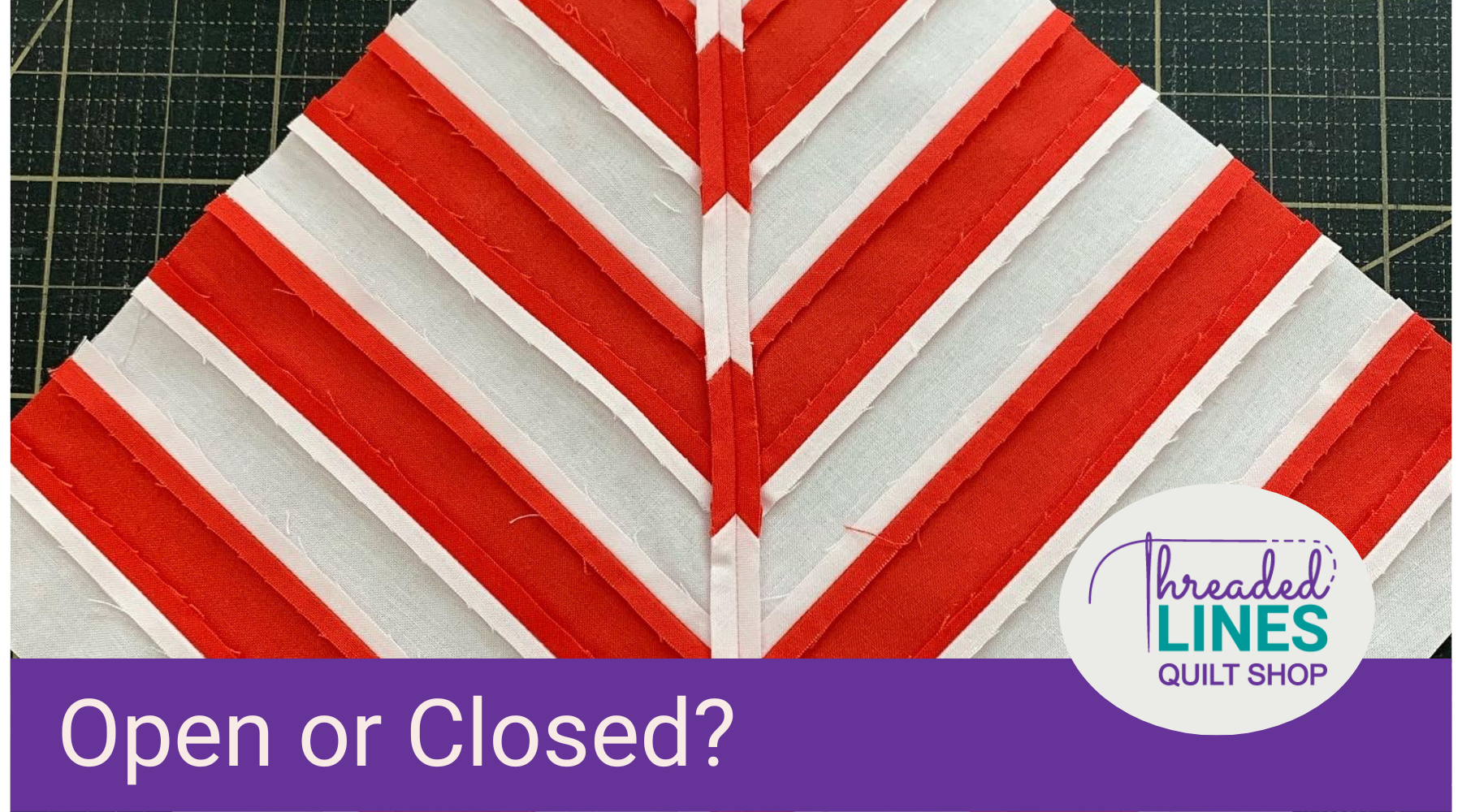 Quilting Tip #4 - To Open or Not to Open