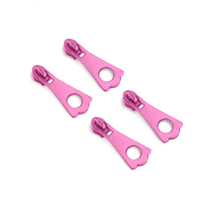 Four Tula Pink #5 XL Zipper Pulls
