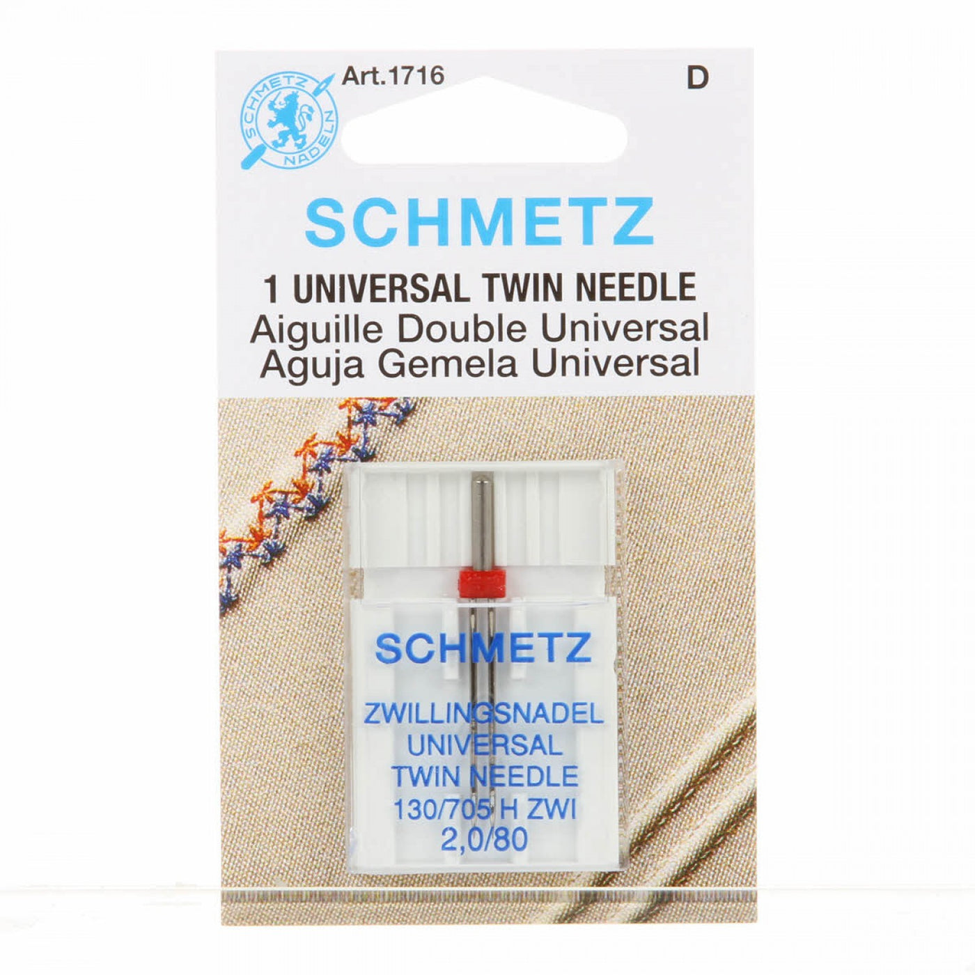 Schmetz Universal Machine Needle Assorted Sizes 70/80/90 5ct # 1711