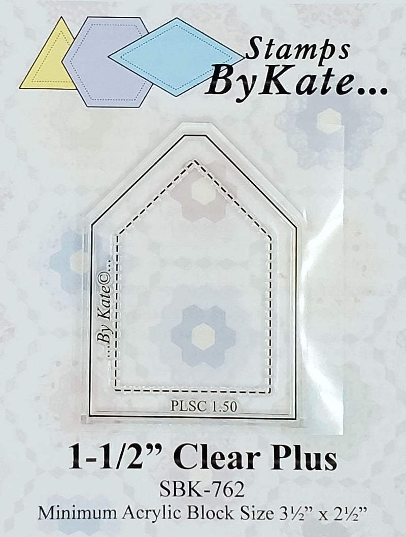 Stamps by Kate - 3 1/2 x 2 1/2 Acrylic Stamp Block