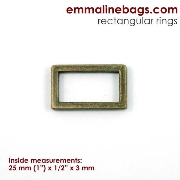 1 Square Ring, For Bagmaking, 25mm Ring, Sewing Notion, Purse