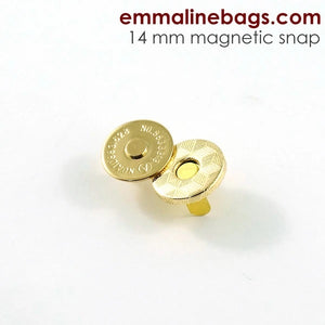 14mm Heavy Duty Magnetic Snaps, Magnetic Buttons, Magnetic Clasps for Bags,  Purses, Wallets and Jackets 